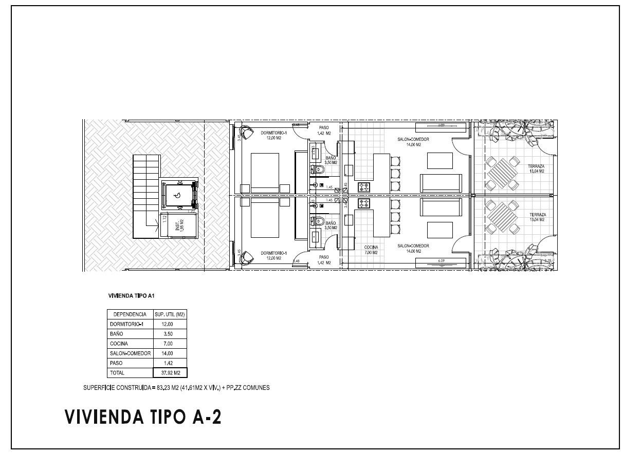 Huoneisto Vera, Almeria, Espanja 1 makuuhuone, 40 m2 No. 192432