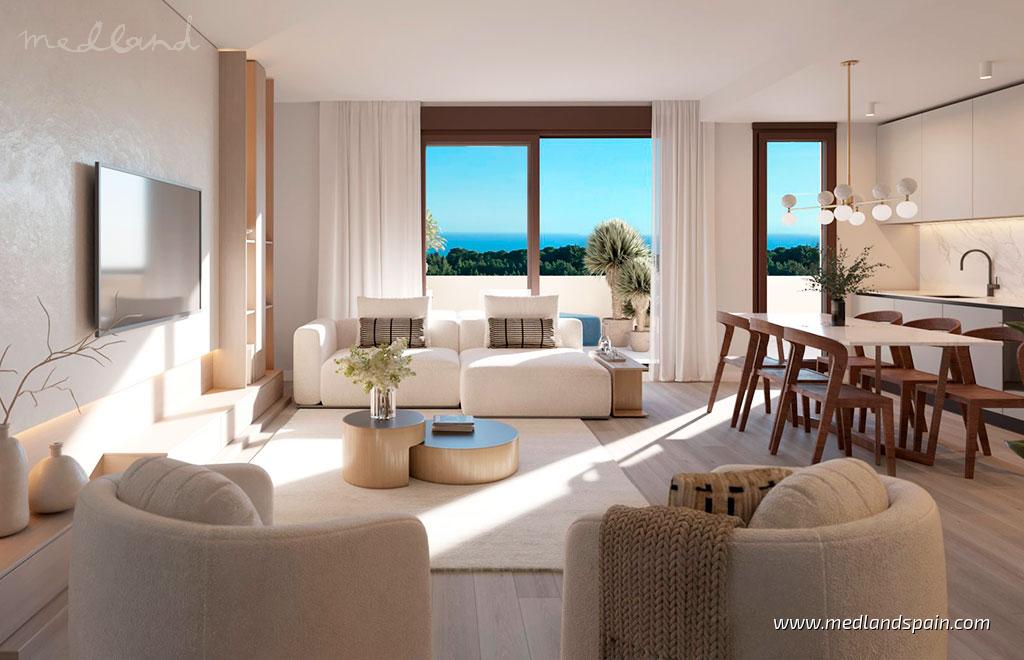 Wohnung in Mijas Costa, Malaga, Spanien 3 Schlafzimmer, 134 m2 Nr. 164539