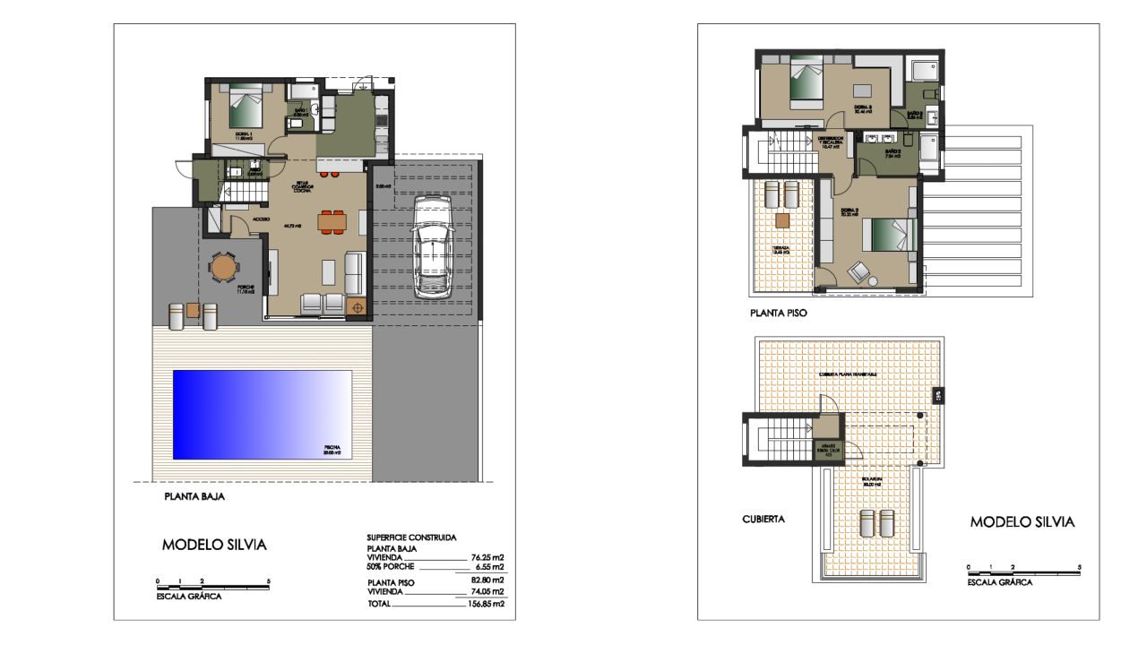 Вилла в Amay Deluxe, Ориуэла, Аликанте, Испания 3 спальни, 156.85м2 №52110