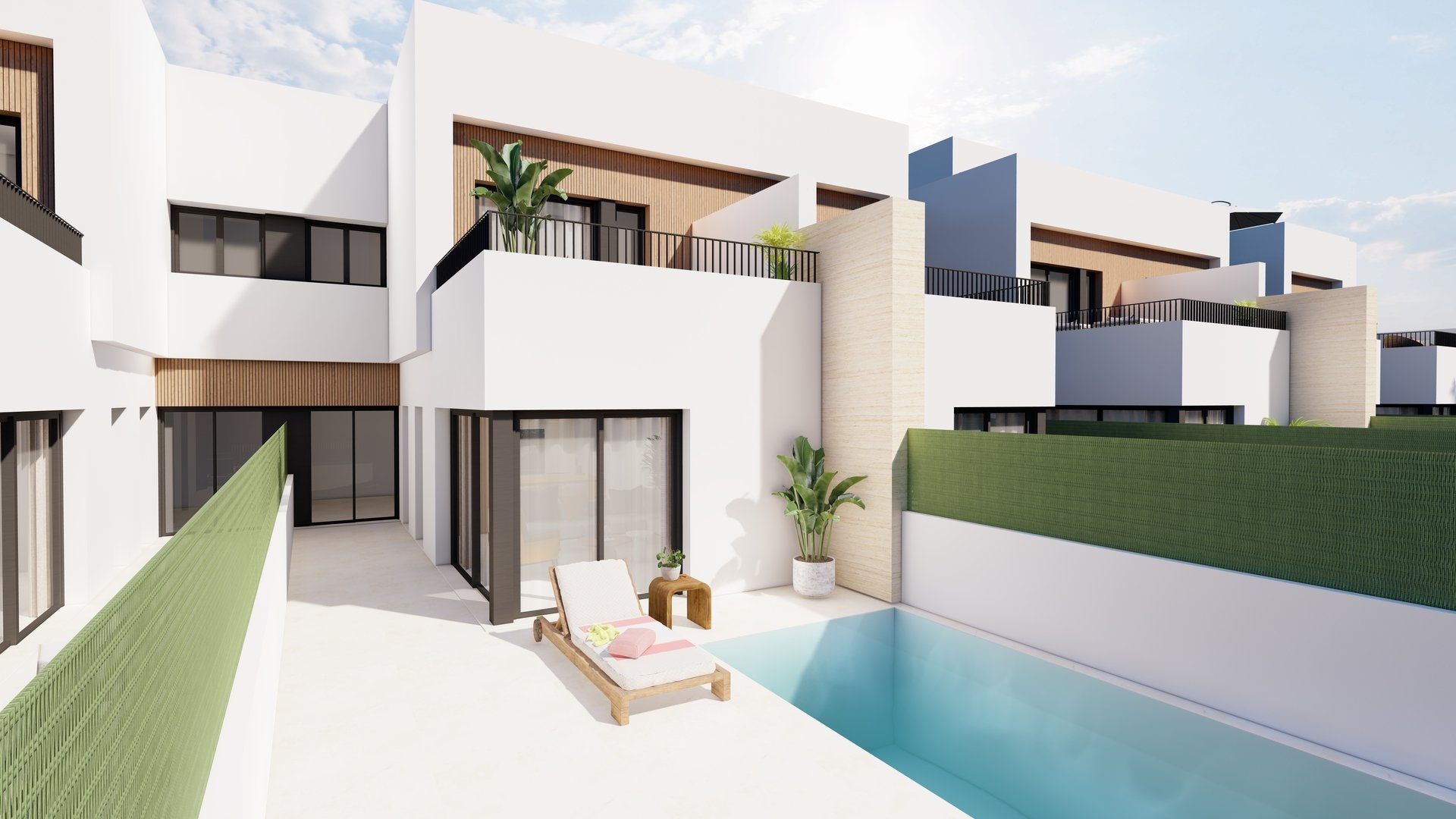 Radhus i San Javier, Murcia, Spanien 3 sovrum, 121 kvm. Nr. 163381