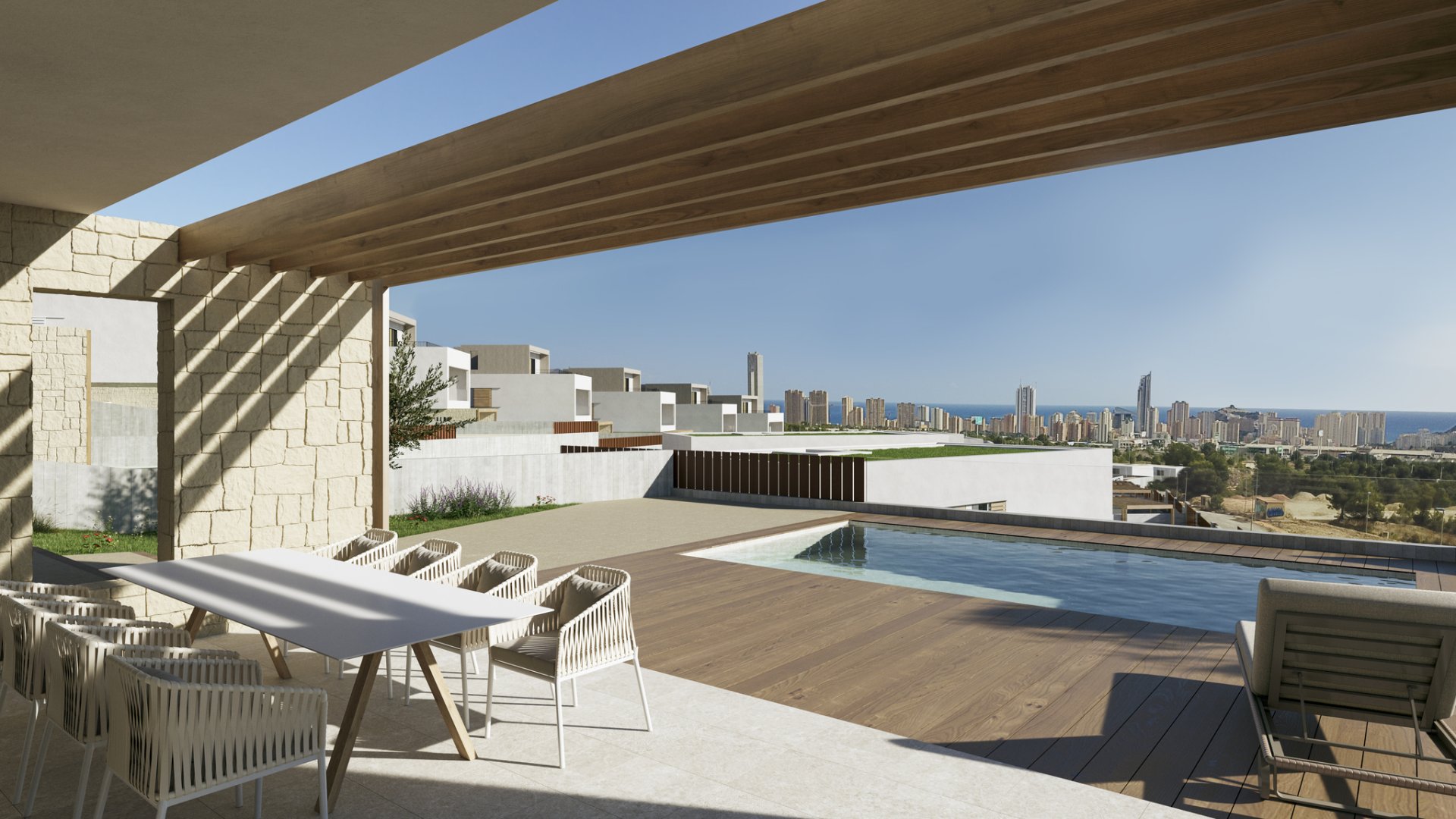 Huvila Finestrat, Alicante, Espanja 3 makuuhuonetta, 158 m2 No. 163387
