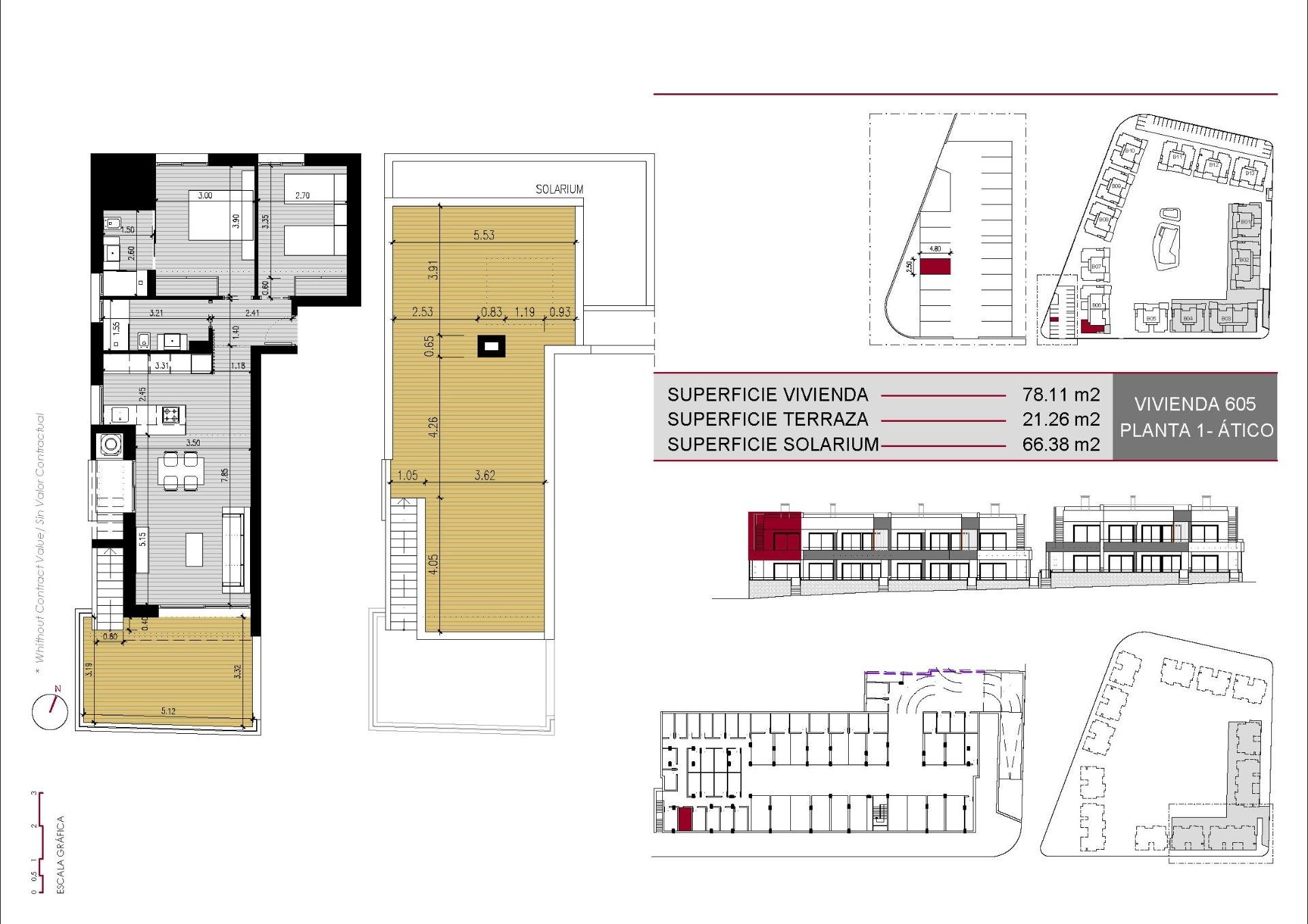 Bungalow w Ciudad Quesada, Alicante, Hiszpania 2 sypialnie, 78 mkw. nr 135353
