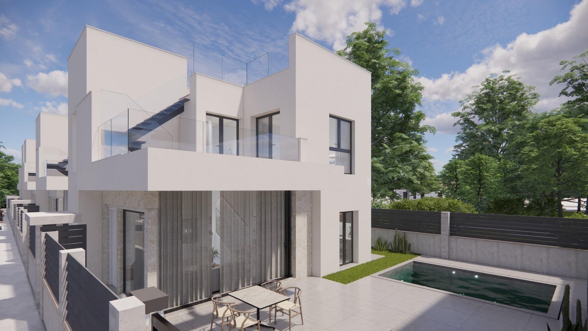 Villa Los Montesinos, Alicante, Spānijā 4 istabas, 130 m2 Nr. 179650