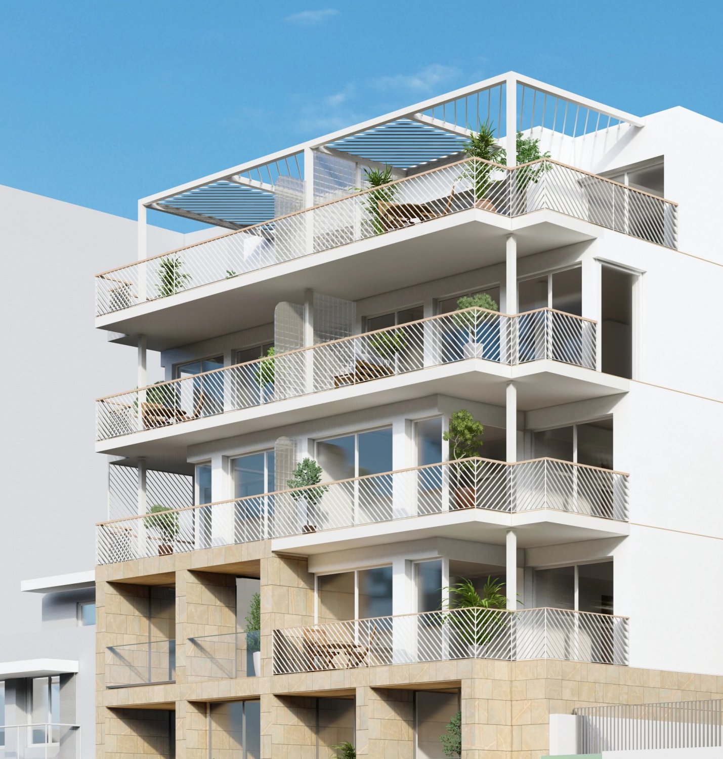 Apartamento en Vila Joiosa, Alicante, España 3 dormitorios, 110 m2 No. 136672