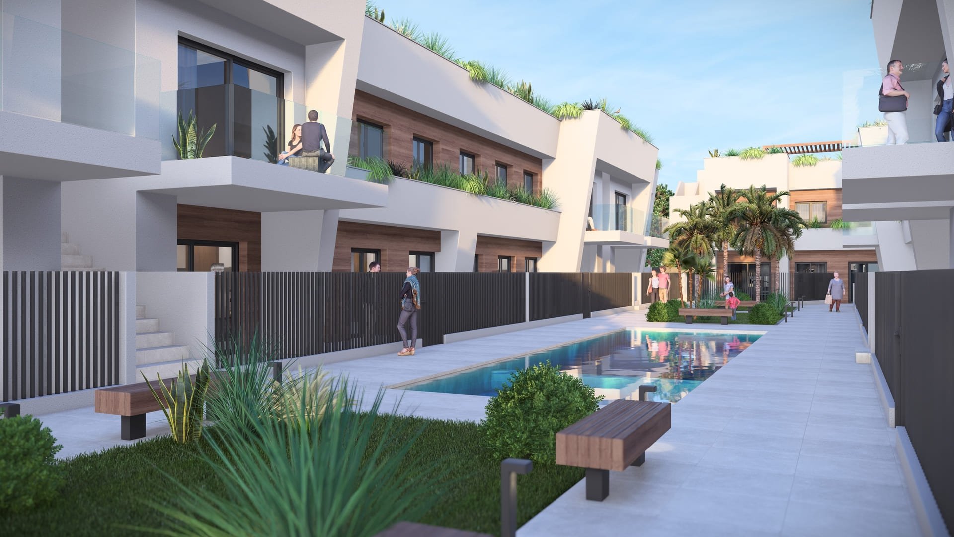 Wohnung in Torre-Pacheco, Murcia, Spanien 3 Schlafzimmer, 78 m2 Nr. 110684