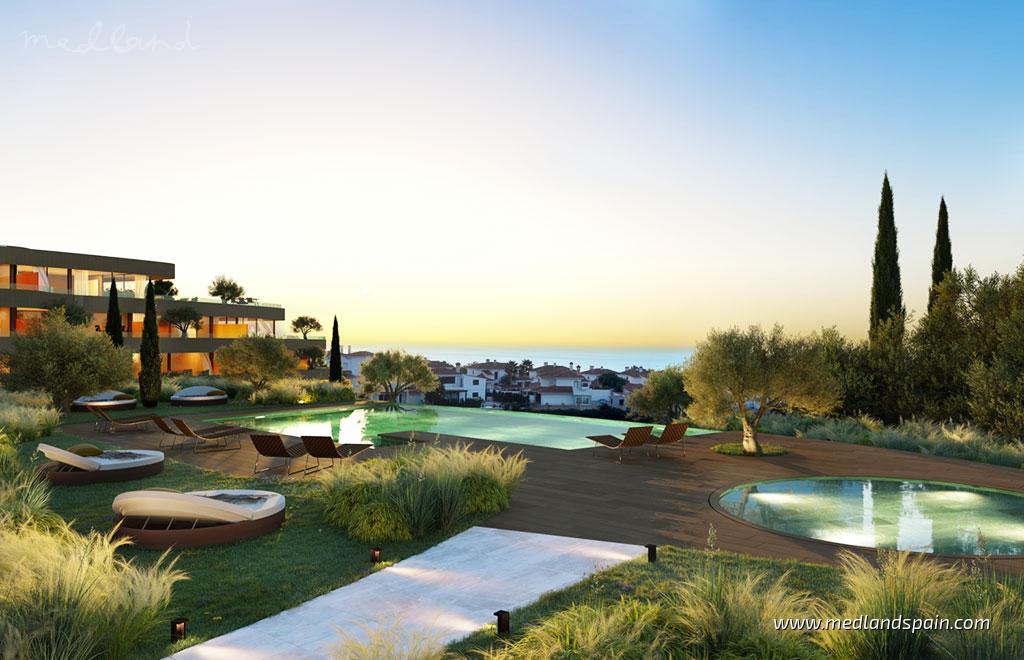 Apartment in Fuengirola, Malaga, Spain 2 bedrooms, 89.4 sq.m. No. 57841