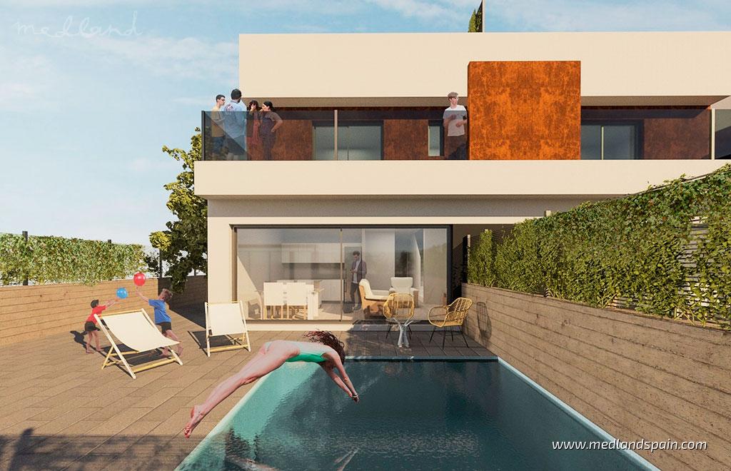 Villa i Pilar de la Horadada, Alicante, Spanien 3 sovrum, 116 kvm. Nr. 59988