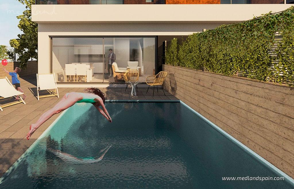 Villa i Pilar de la Horadada, Alicante, Spanien 3 sovrum, 116 kvm. Nr. 59988