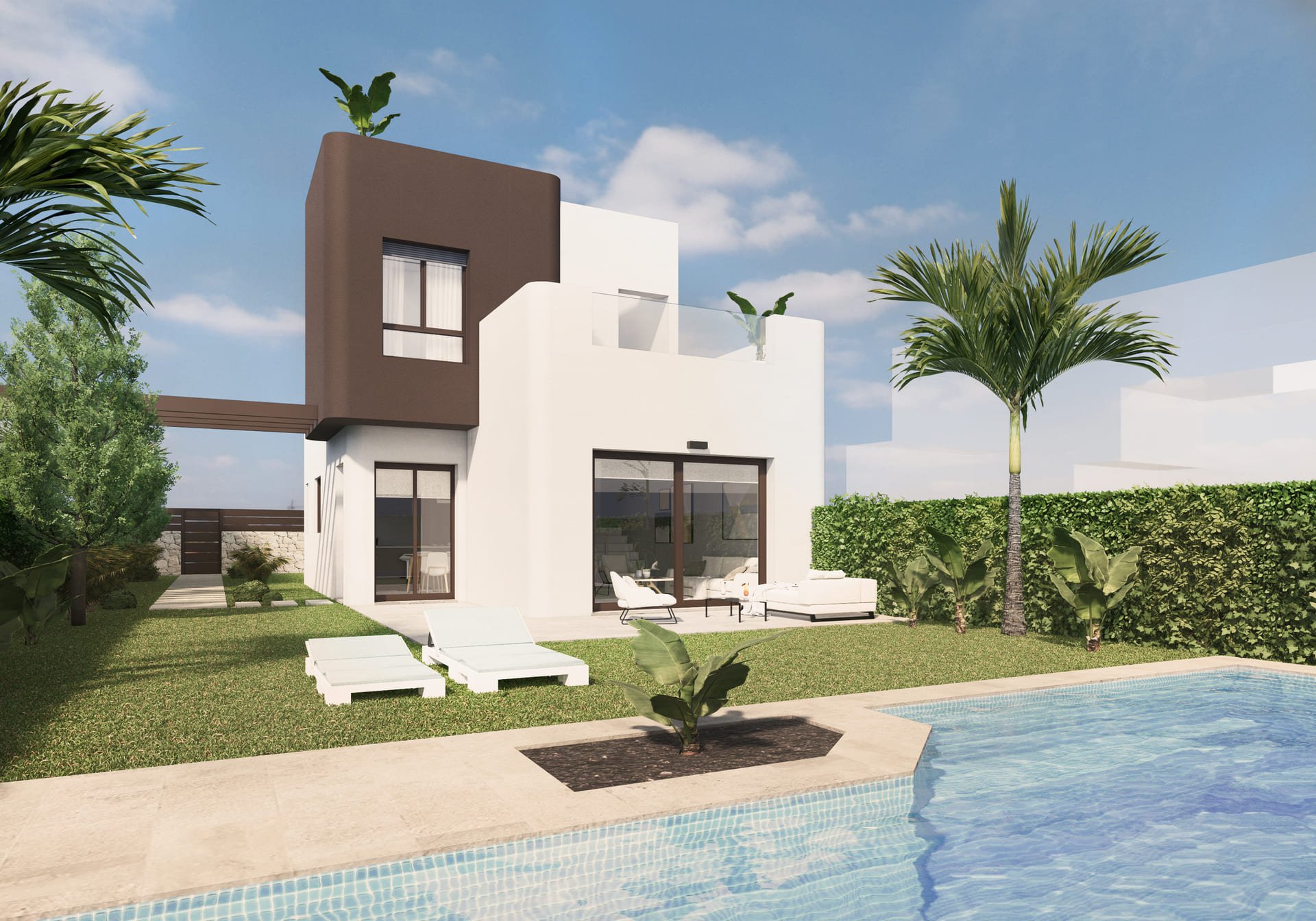 Villa i Pilar de la Horadada, Alicante, Spanien 3 sovrum, 158 kvm. Nr. 164169