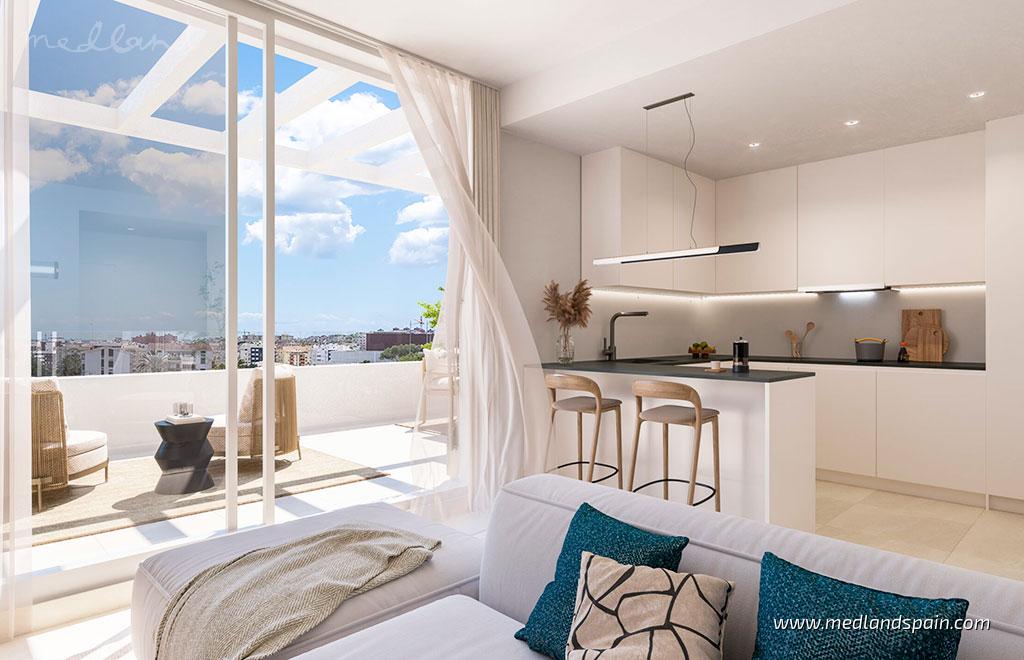 Dzīvoklis Estepona, Malaga, Spānijā 2 istabas, 95 m2 Nr. 139691