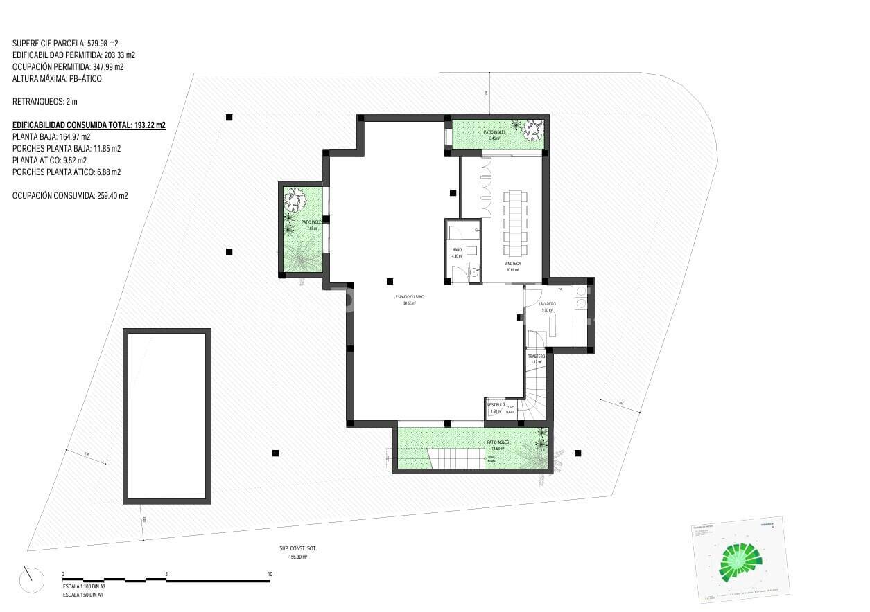 Huvila Torre-Pacheco, Murcia, Espanja 3 makuuhuonetta, 175 m2 No. 195396