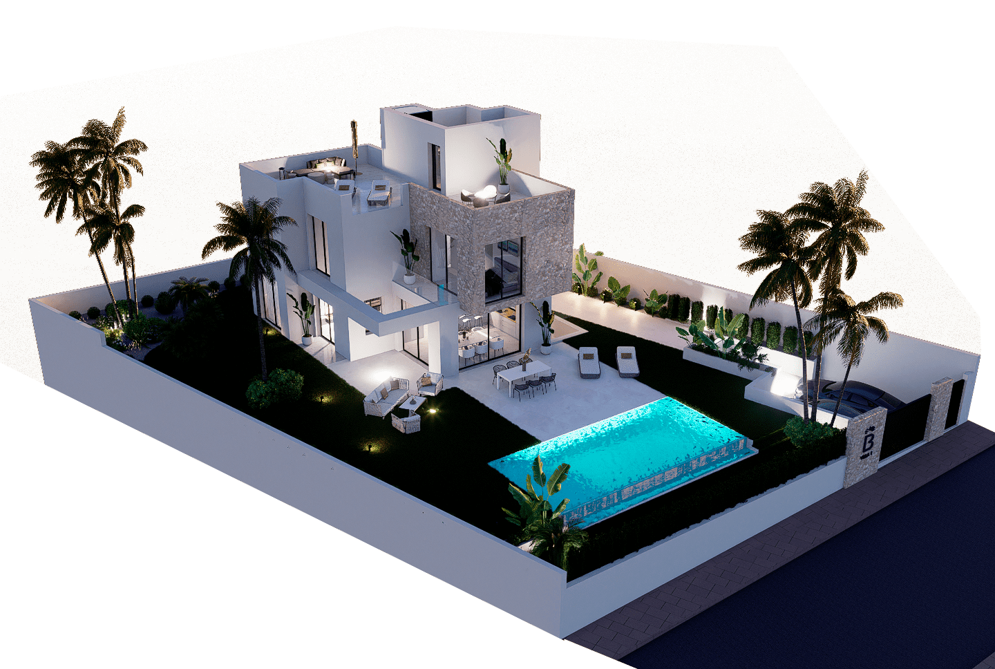 House in Finestrat, Alicante, Spanien 3 Schlafzimmer, 330 m2 Nr. 100276