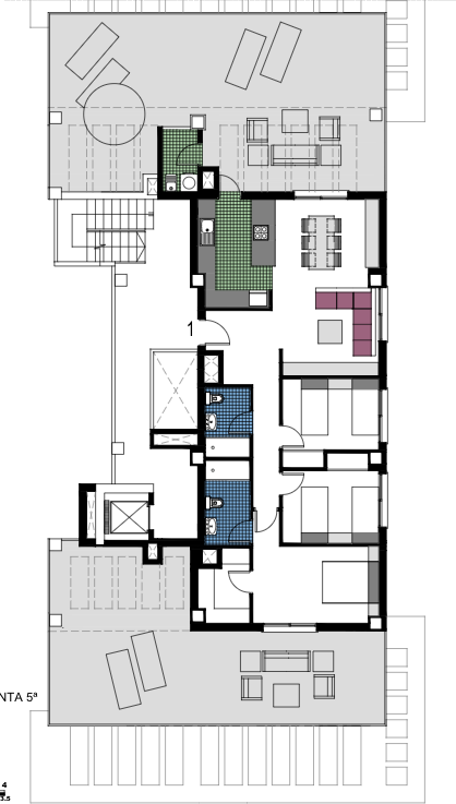Apartamento en Mil Palmeras, Alicante, España 3 dormitorios, 72 m2 No. 144837