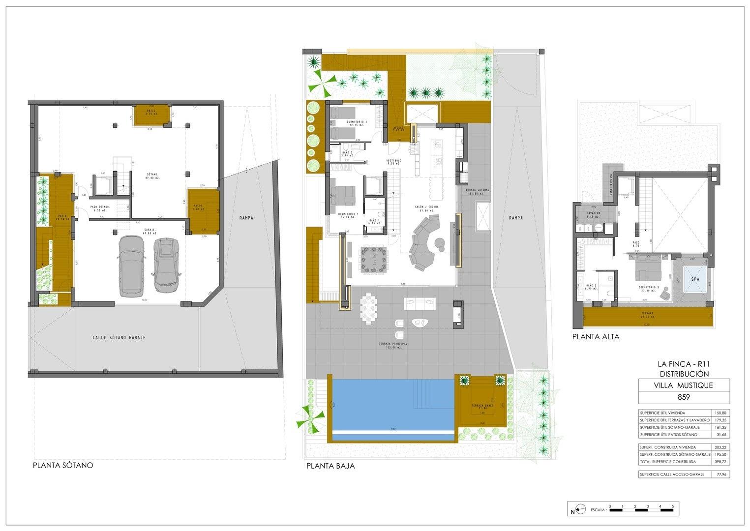 Villa Algorfa, Alicante, Spānijā 3 istabas, 452 m2 Nr. 181201