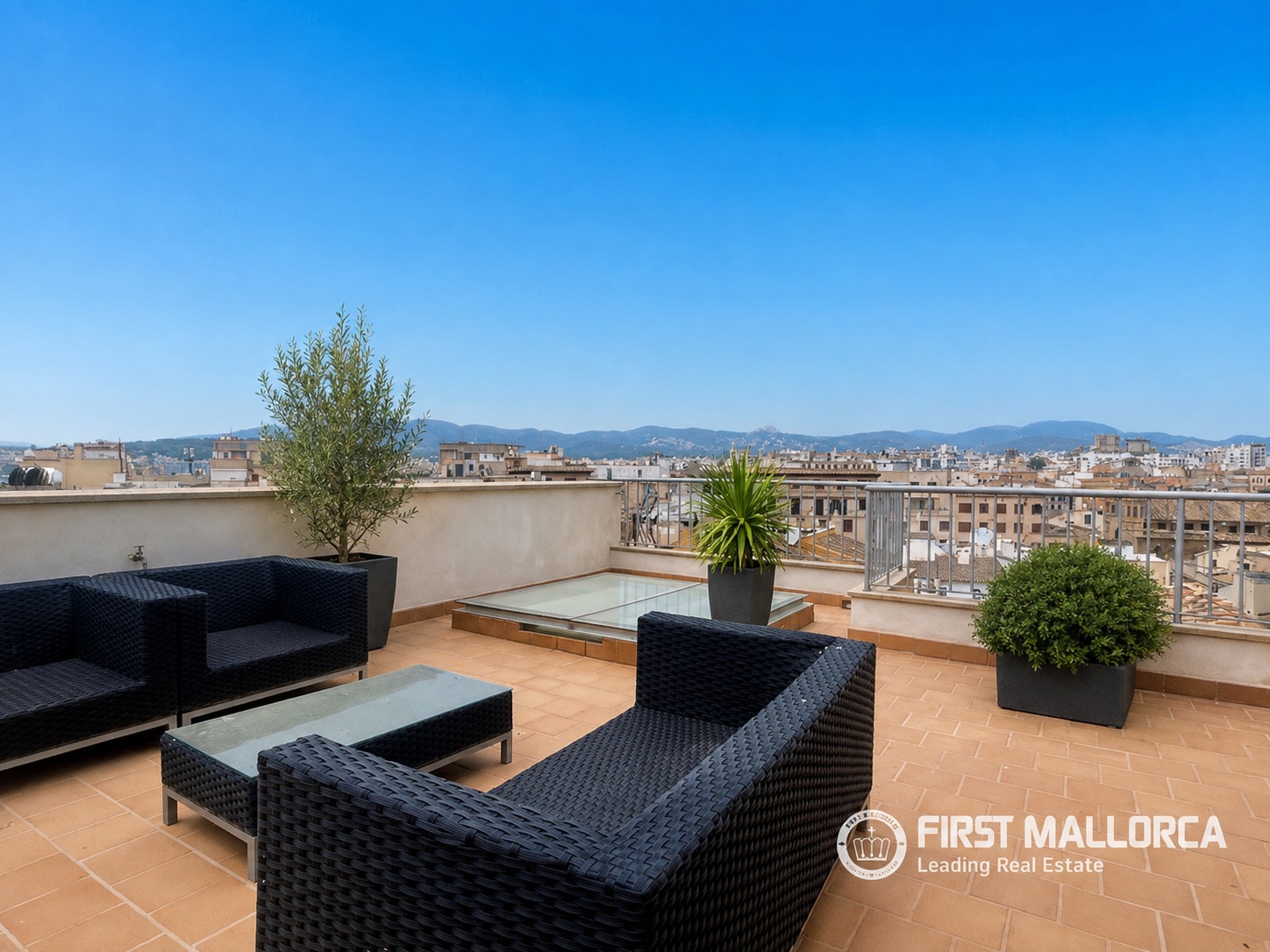 Takvåning i Palma de Majorca, Mallorca, Spanien 2 sovrum, 110 kvm. Nr. 182659