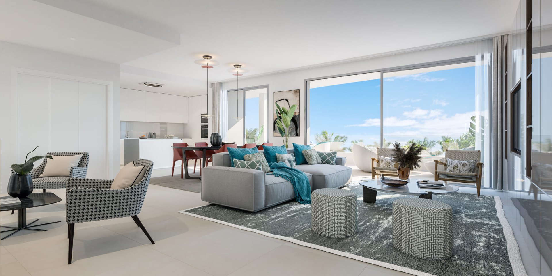 Huoneisto Marbella, Malaga, Espanja 3 makuuhuonetta, 200 m2 No. 134965
