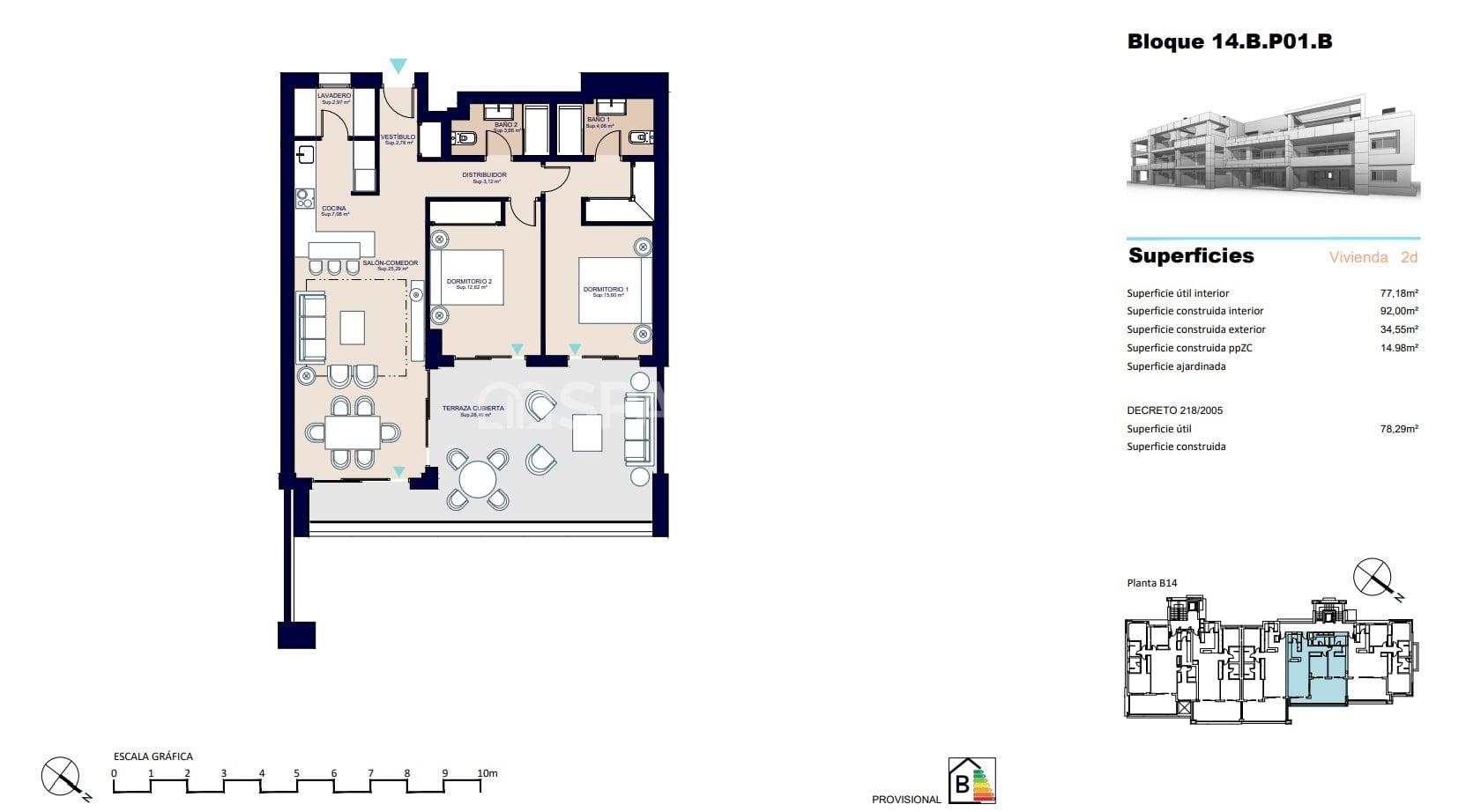 Penthäuser in Estepona, Malaga, Spanien 3 Schlafzimmer, 93 m2 Nr. 152068