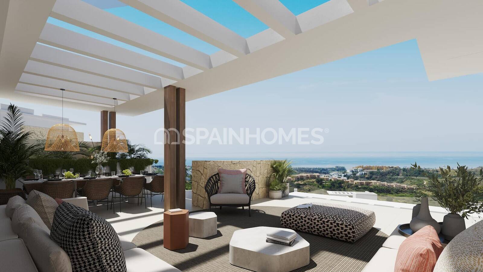 Penthäuser in Estepona, Malaga, Spanien 3 Schlafzimmer, 182 m2 Nr. 152065