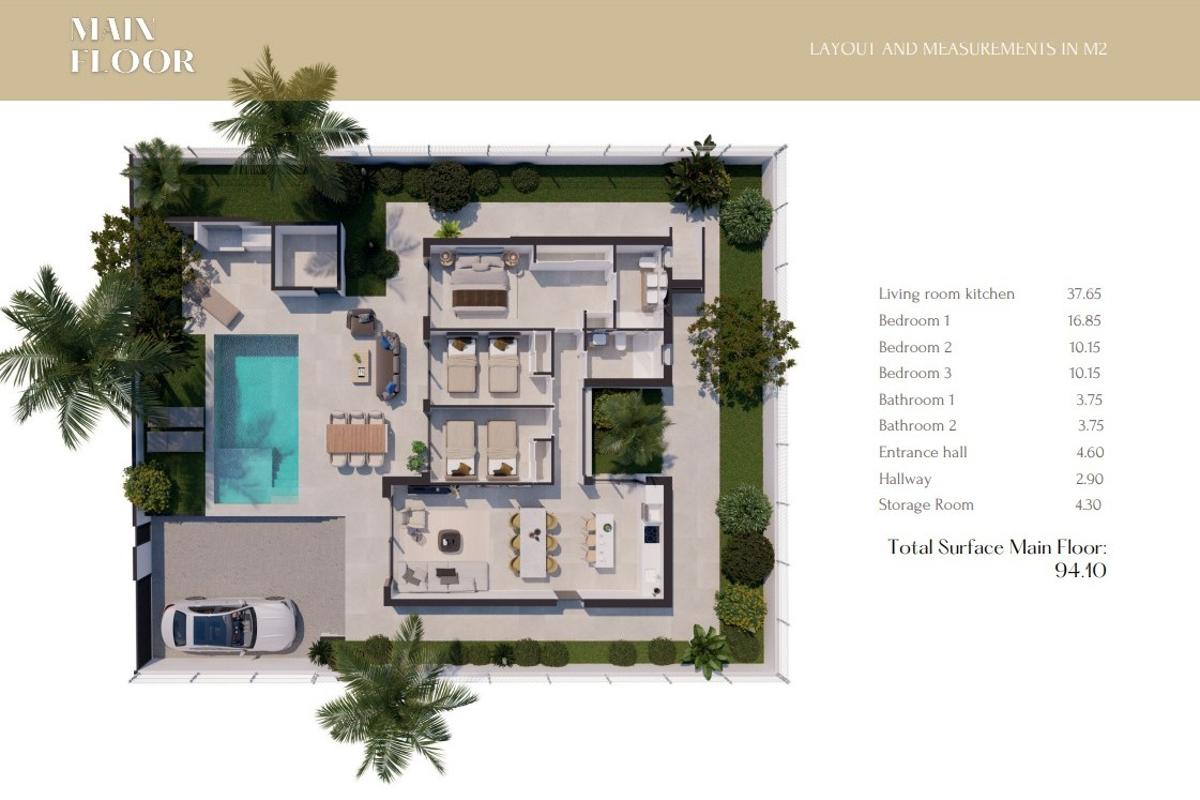 Villa à Polop, Alicante, Espagne 3 chambres, 203 m2 No. 149058