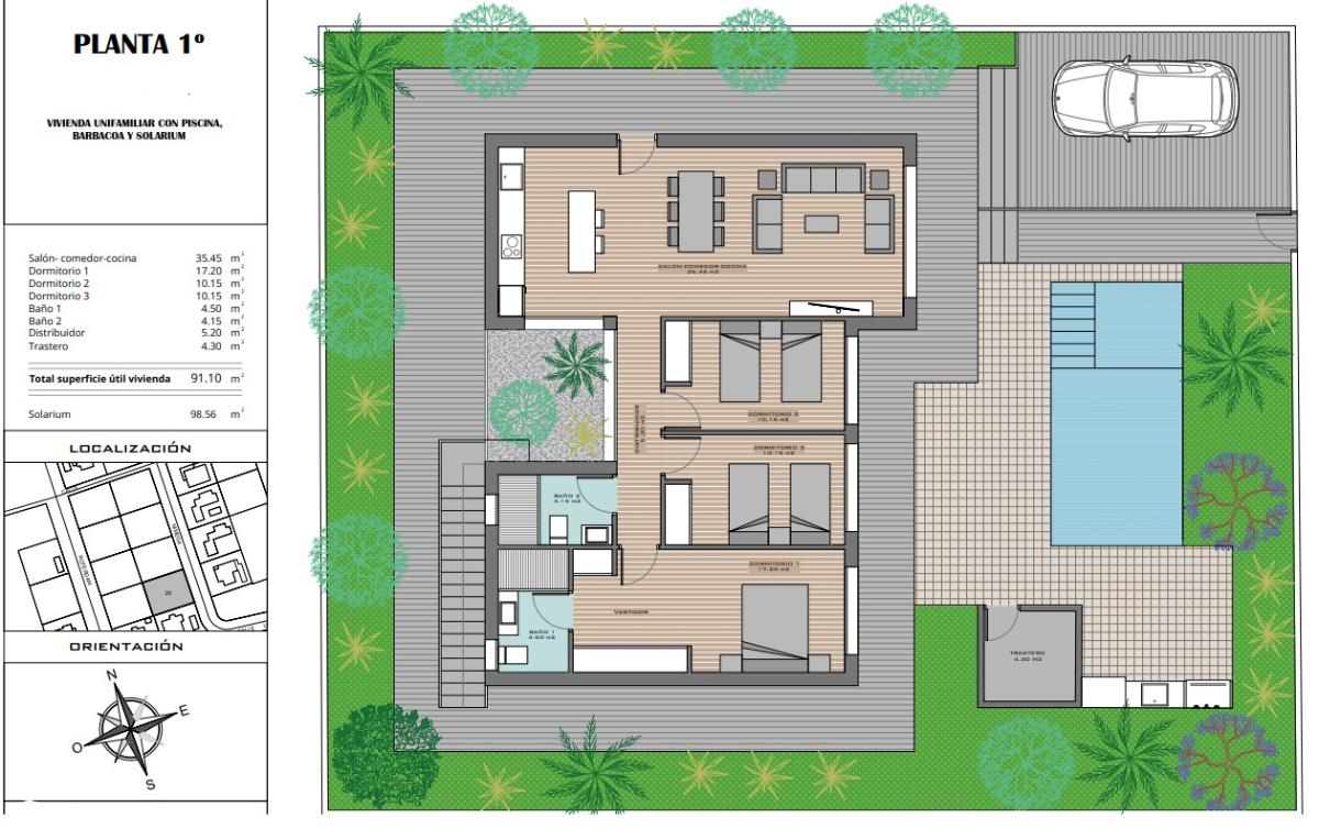 Villa à Polop, Alicante, Espagne 3 chambres, 203 m2 No. 149058