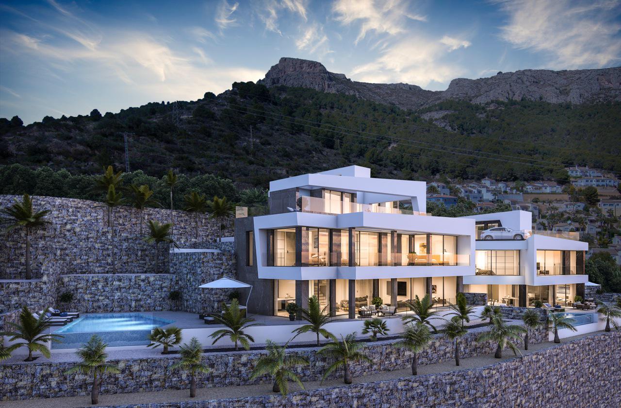 Villa in Calpe, Alicante, Spain 4 bedrooms, 410 sq.m. No. 134396