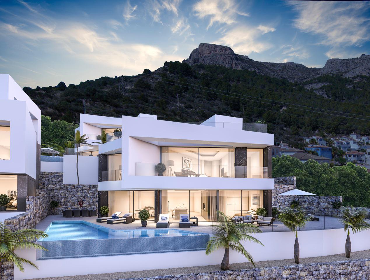 Villa in Calpe, Alicante, Spain 4 bedrooms, 410 sq.m. No. 134396