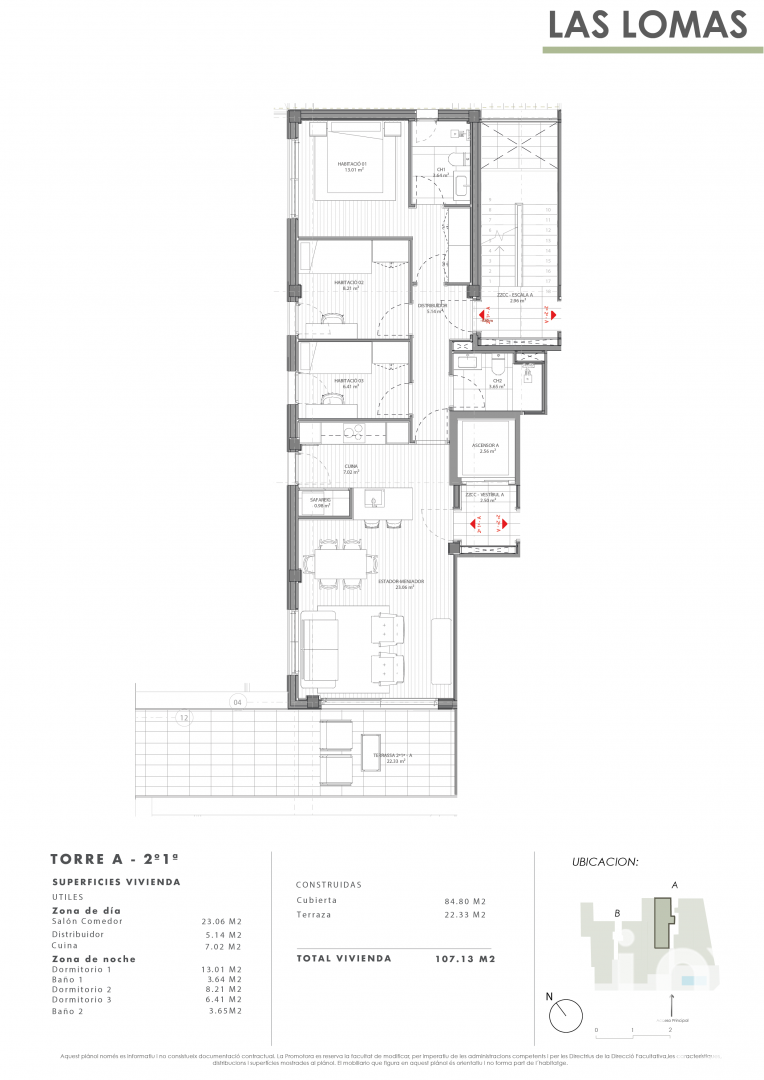 Apartament w Cerdanyola Del Valles, Barcelona, Hiszpania 3 sypialnie, 160 mkw. nr 153174