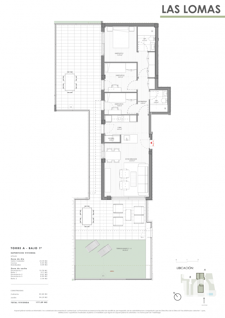 Appartamento a Cerdanyola Del Valles, Barcelona, Spagna 3 camere da letto, 177 mq. N° 153175