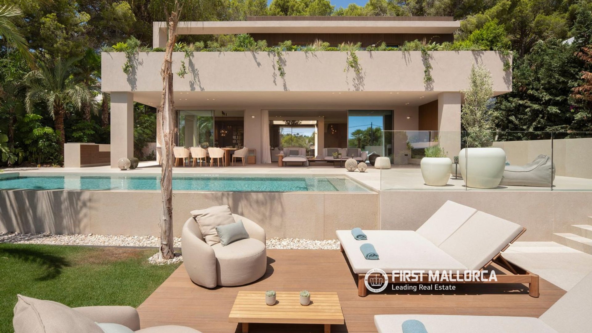Huvila Santa Ponsa, Mallorca, Espanja 4 makuuhuonetta, 613 m2 No. 193658