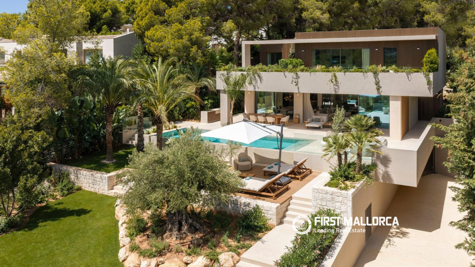 Huvila Santa Ponsa, Mallorca, Espanja 4 makuuhuonetta, 613 m2 No. 193658