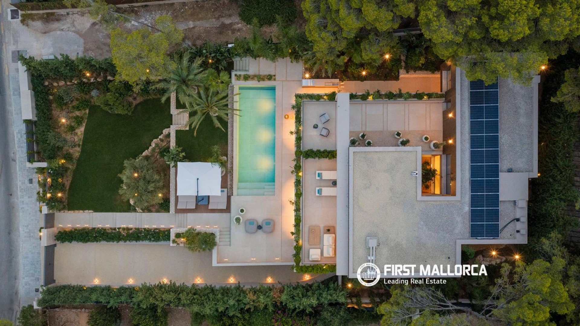 Huvila Santa Ponsa, Mallorca, Espanja 4 makuuhuonetta, 613 m2 No. 193658