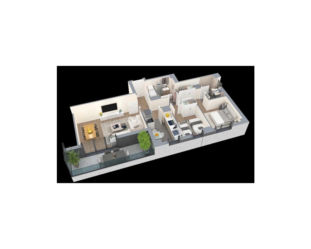 Appartamento a Badalona, Barcelona, Spagna 3 camere da letto, 96 mq. N° 160144