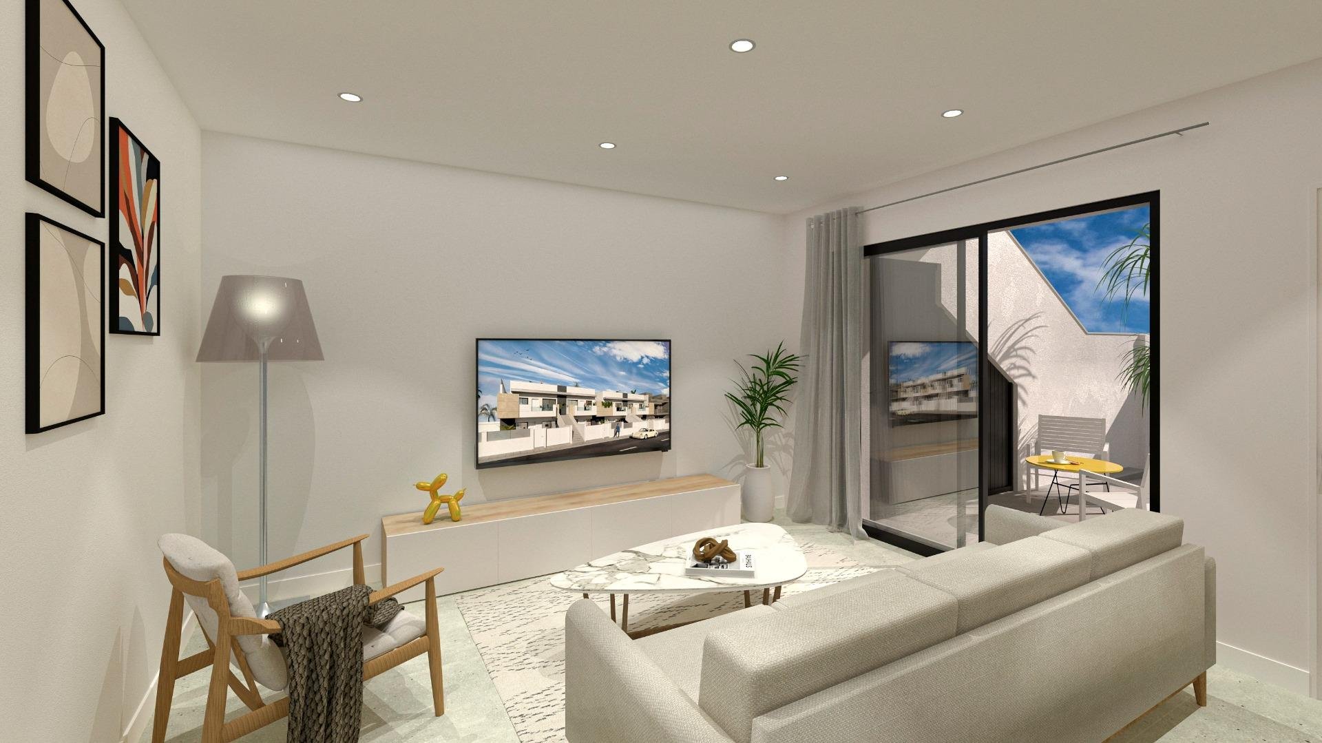Bungalow à San Pedro del Pinatar, Murcia, Espagne 2 chambres, 84 m2 No. 161168
