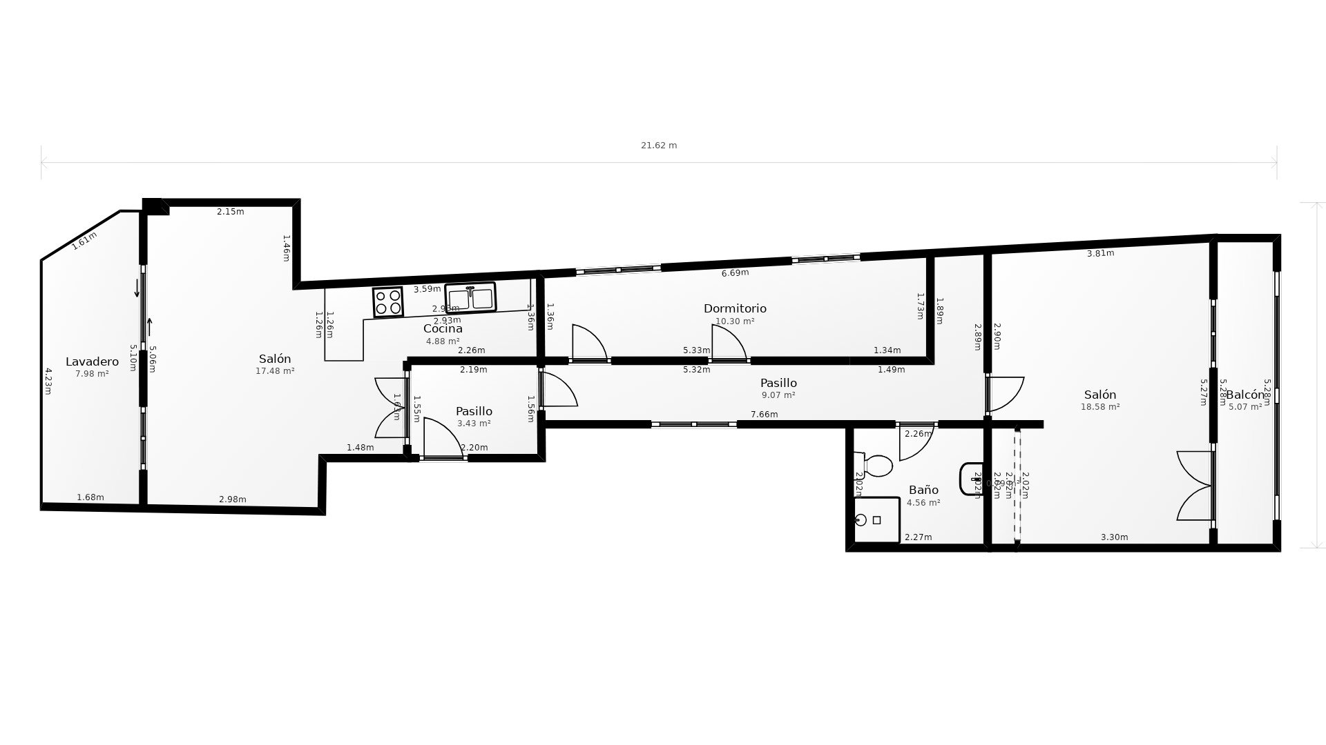 Huoneisto Manlleu, Barcelona, Espanja 4 makuuhuonetta, 85 m2 No. 191127
