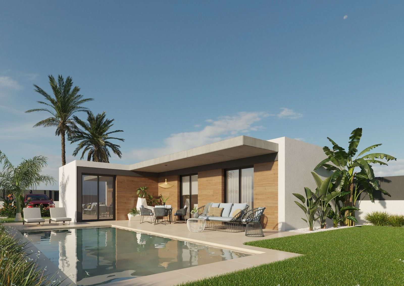 Villa i Molina de Segura, Murcia, Spanien 3 sovrum, 105 kvm. Nr. 180369