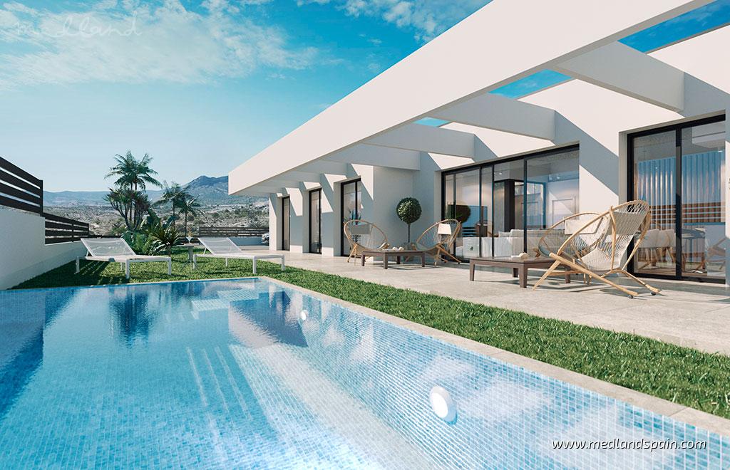 Villa en Finestrat, Alicante, España 3 dormitorios, 295 m2 No. 168234