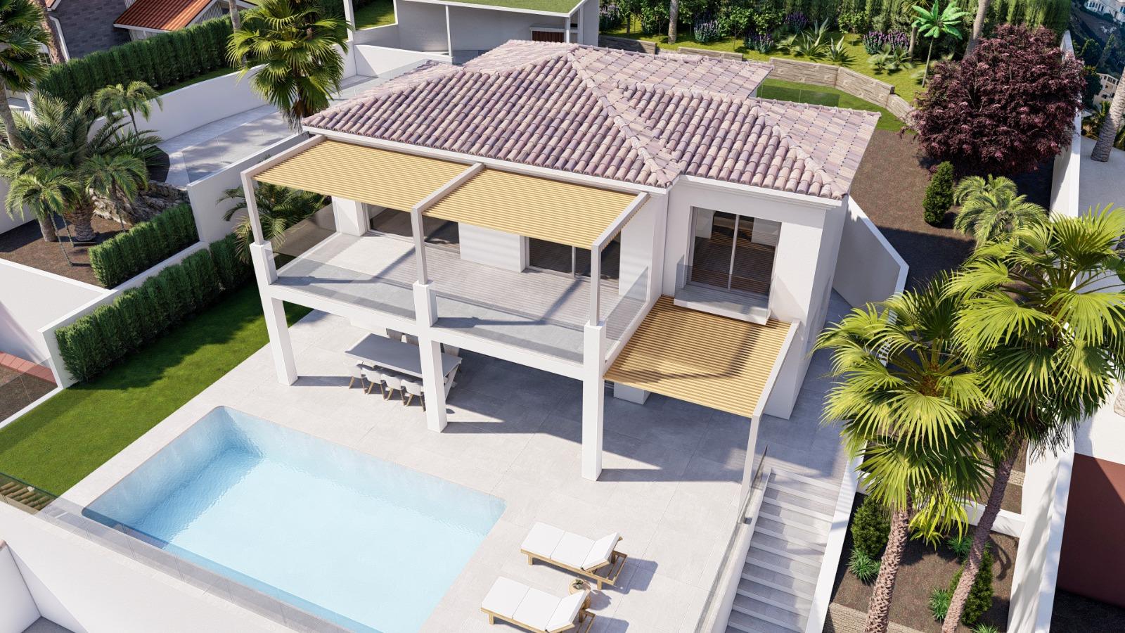 Villa en Altea, Alicante, España 3 dormitorios, 235 m2 No. 133187