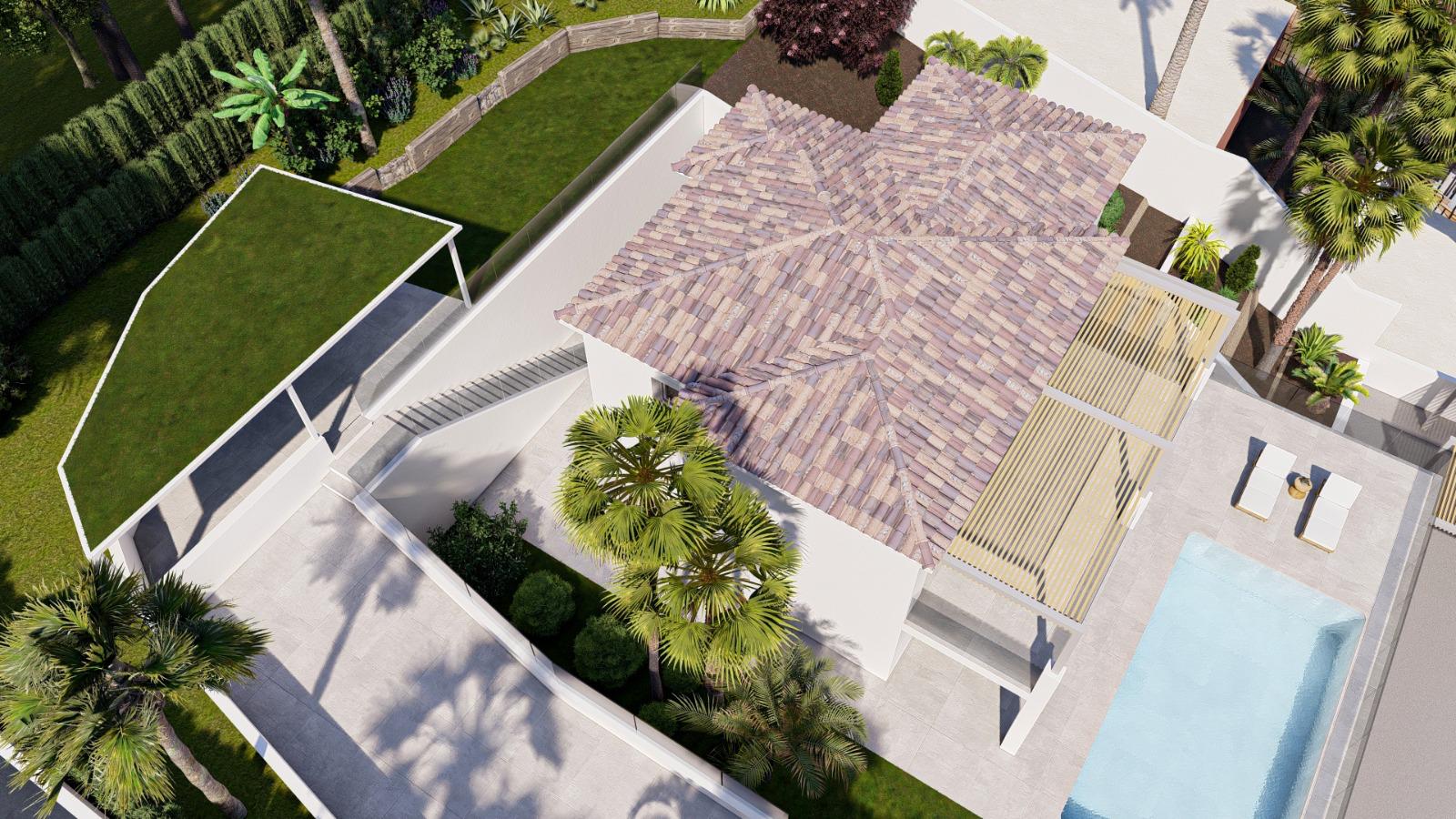 Villa en Altea, Alicante, España 3 dormitorios, 235 m2 No. 133187