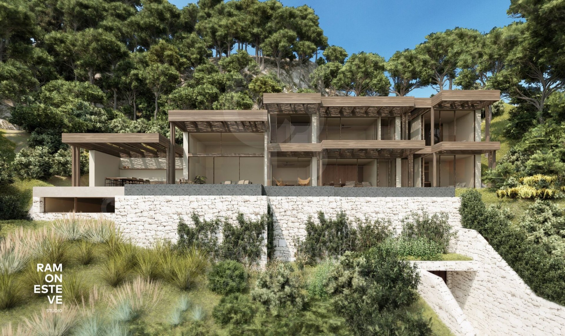 Villa in Benissa, Alicante, Spanien 3 Schlafzimmer, 770 m2 Nr. 160004