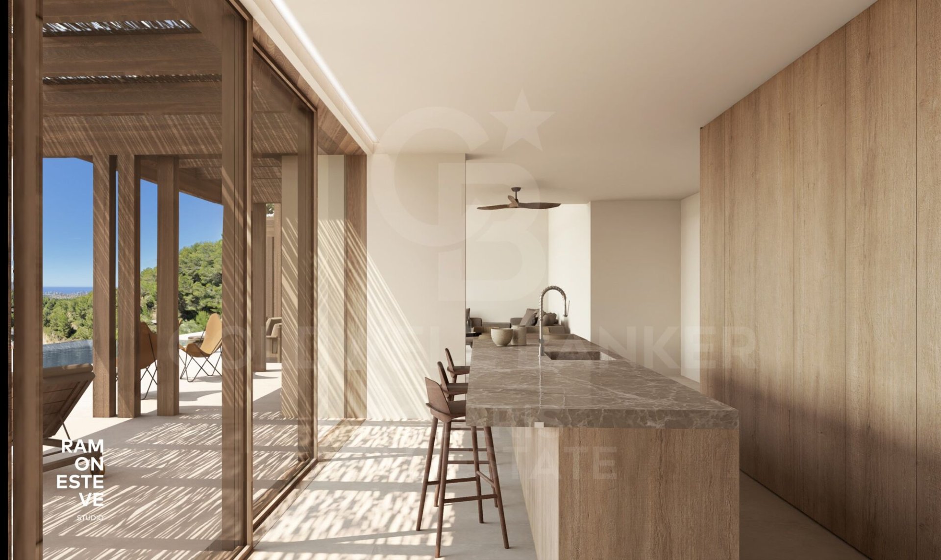 Villa in Benissa, Alicante, Spanien 3 Schlafzimmer, 770 m2 Nr. 160004