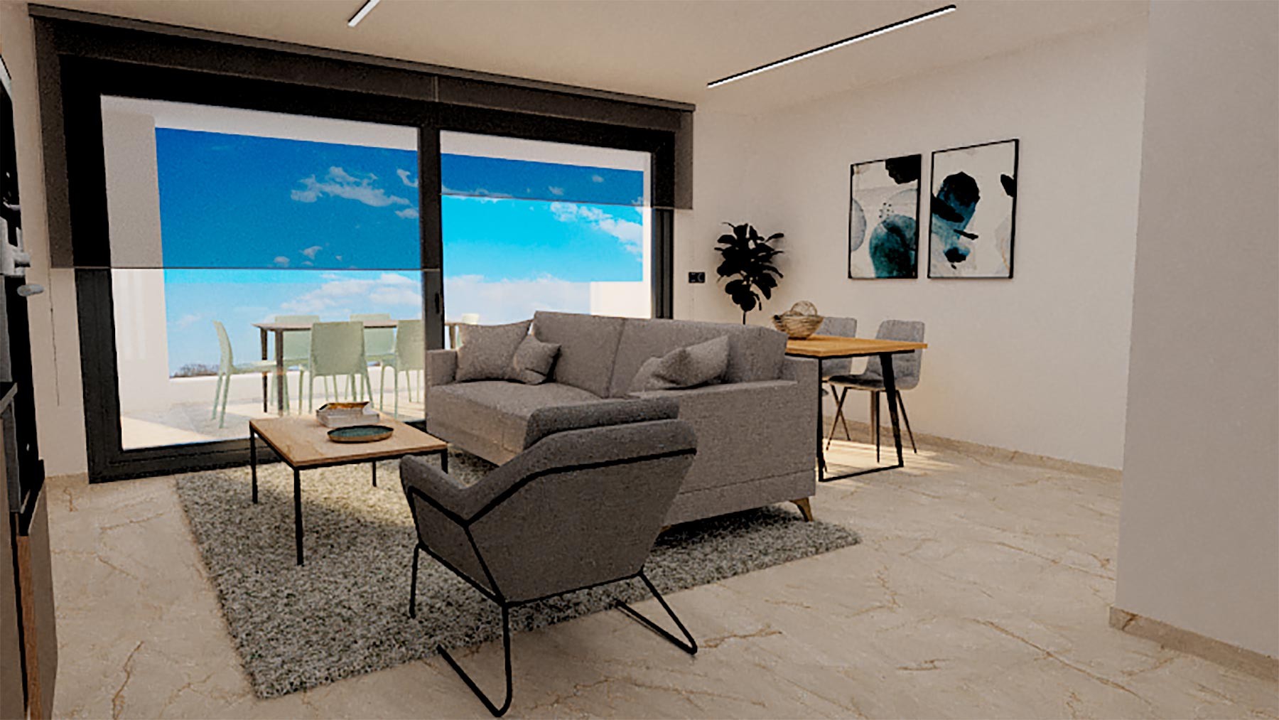 Apartamento en Pilar de la Horadada, Alicante, España 3 dormitorios, 81 m2 No. 119900