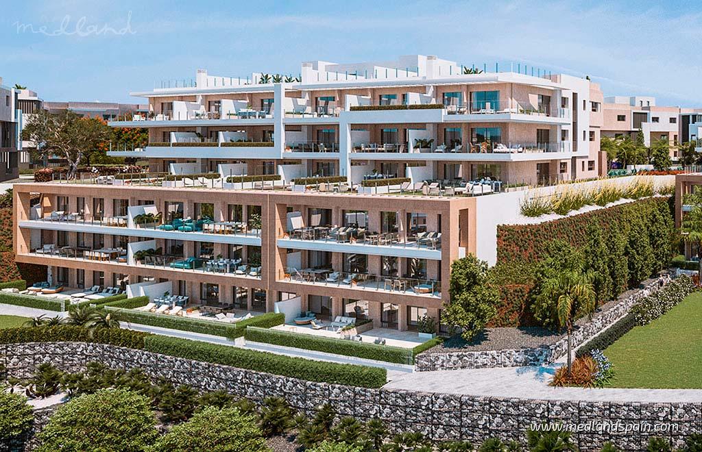 Lägenhet i Estepona, Malaga, Spanien 1 sovrum, 65 kvm. Nr. 186921