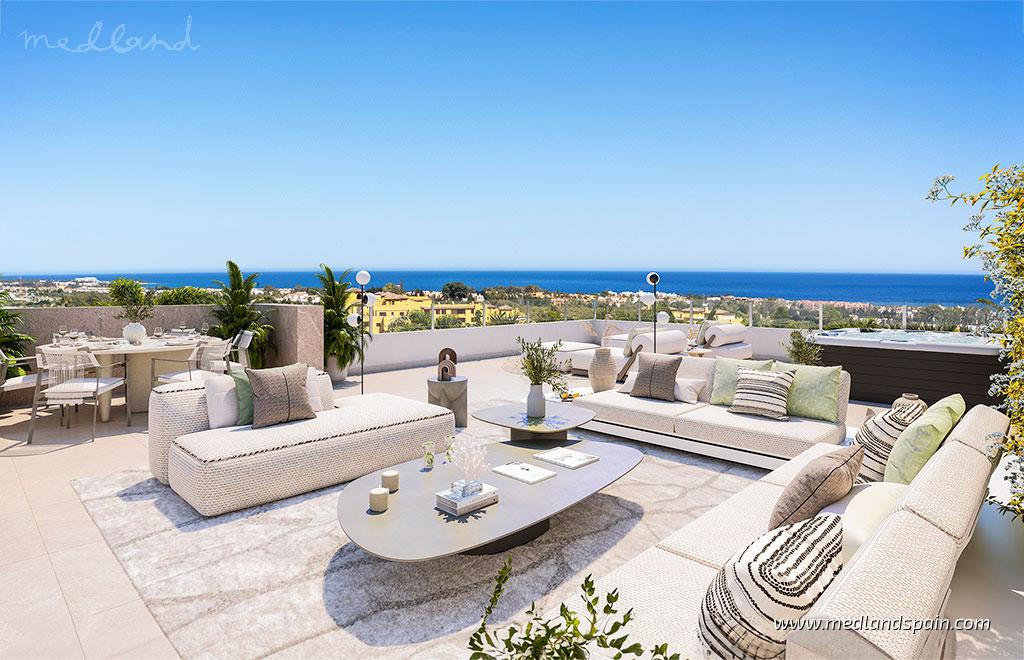 Lägenhet i Estepona, Malaga, Spanien 1 sovrum, 65 kvm. Nr. 186921