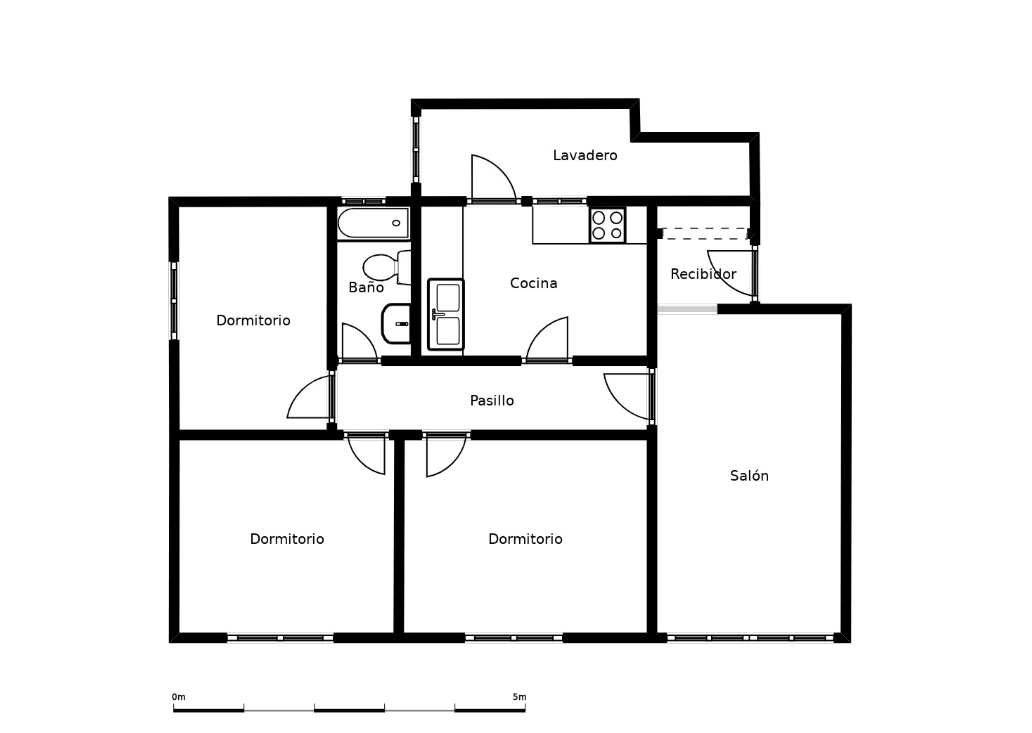 Dzīvoklis Ripollet, Barcelona, Spānijā 3 istabas, 62 m2 Nr. 191142