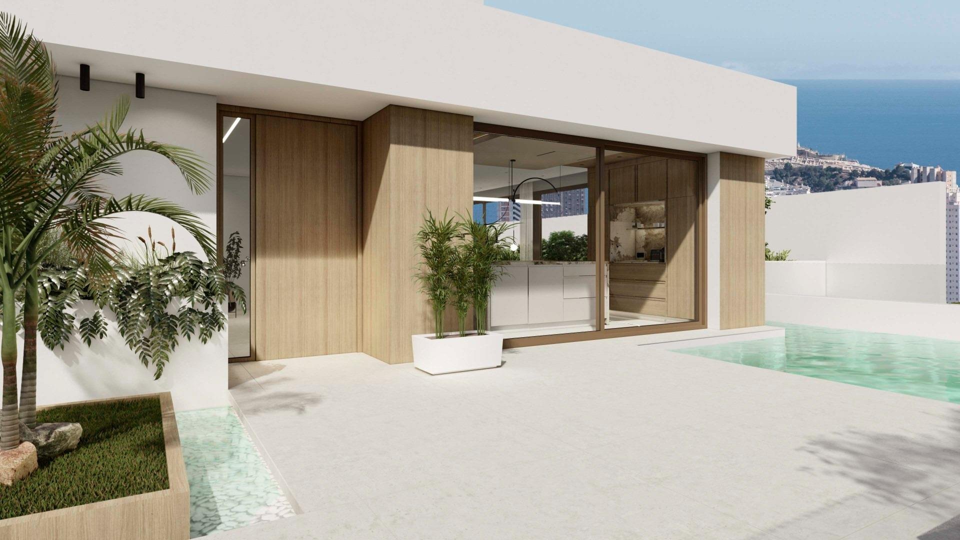 Villa i Finestrat, Alicante, Spanien 3 sovrum, 336 kvm. Nr. 165316