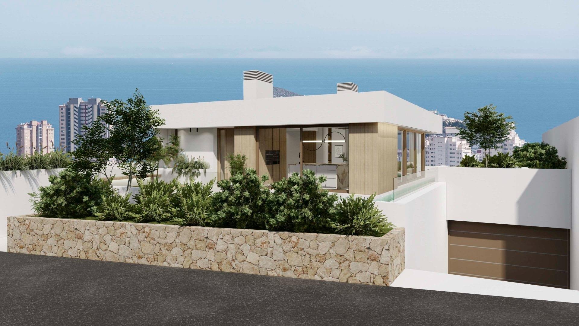 Villa i Finestrat, Alicante, Spanien 3 sovrum, 336 kvm. Nr. 165316