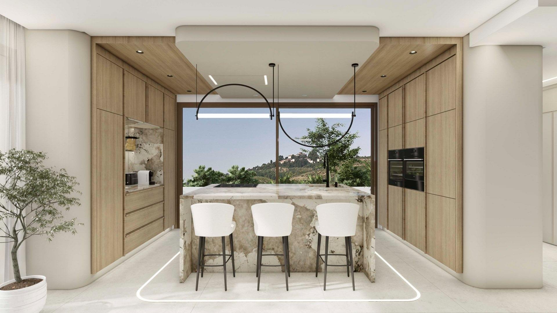 Villa i Finestrat, Alicante, Spanien 3 sovrum, 336 kvm. Nr. 165316