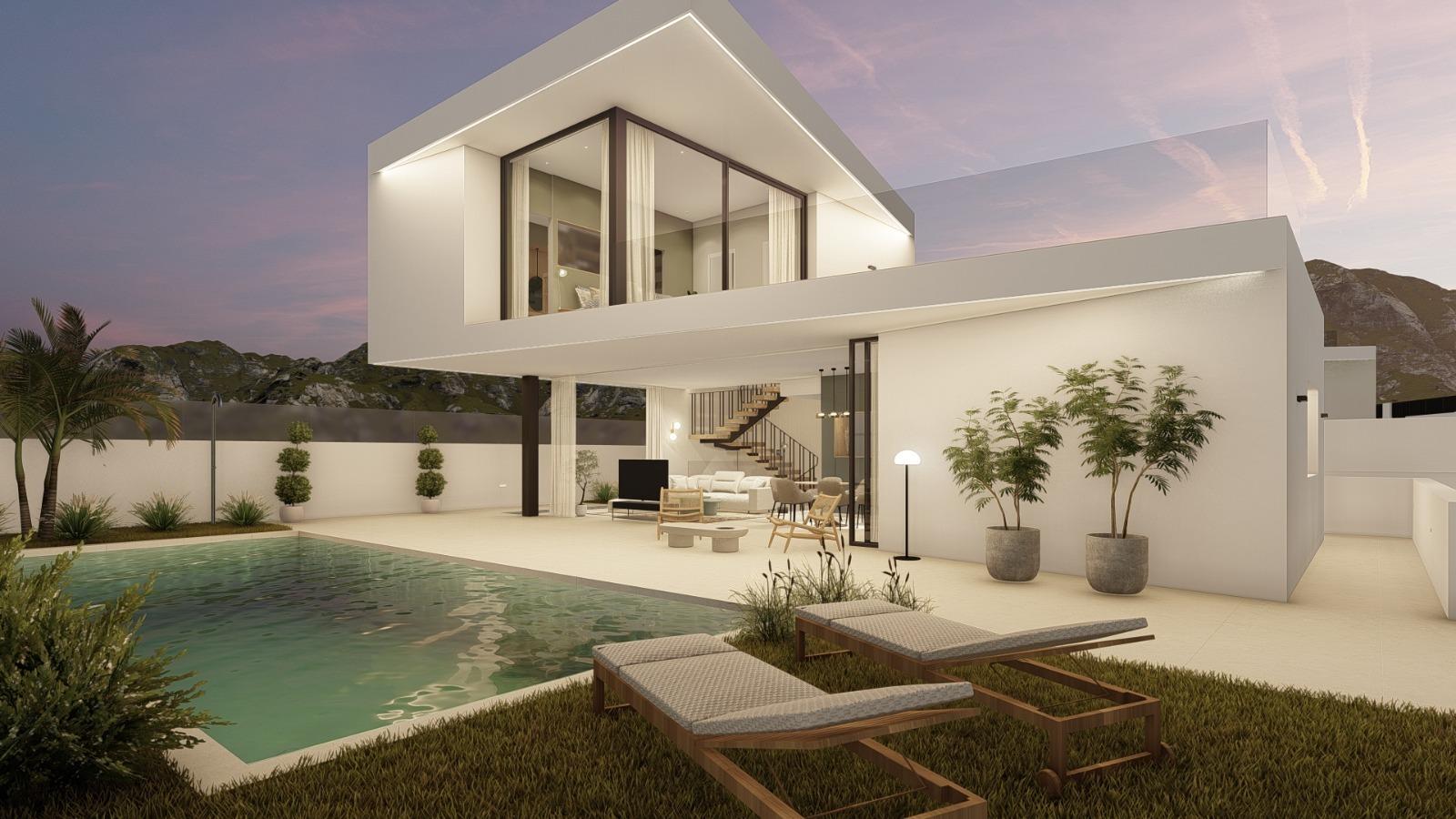 Villa in Polop, Alicante, Spain 3 bedrooms, 311.35 sq.m. No. 165317
