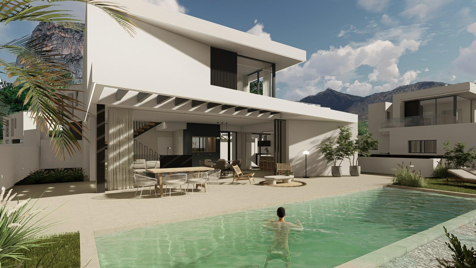 Villa in Polop, Alicante, Spain 3 bedrooms, 311.35 sq.m. No. 165317