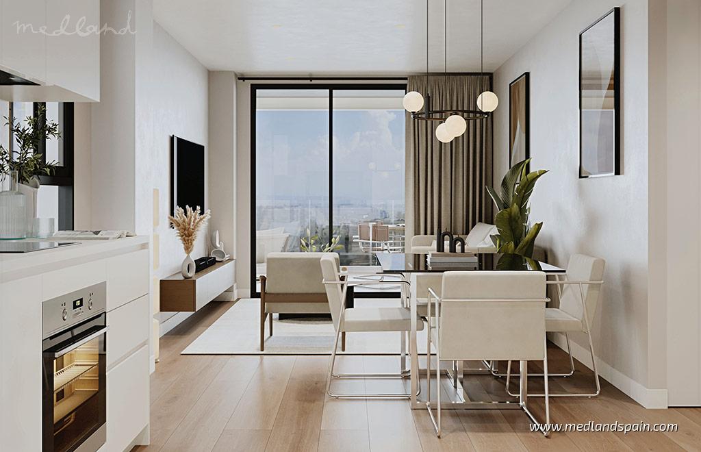 Apartament w Villajoyosa, Alicante, Hiszpania 1 sypialnia, 42 mkw. nr 168595